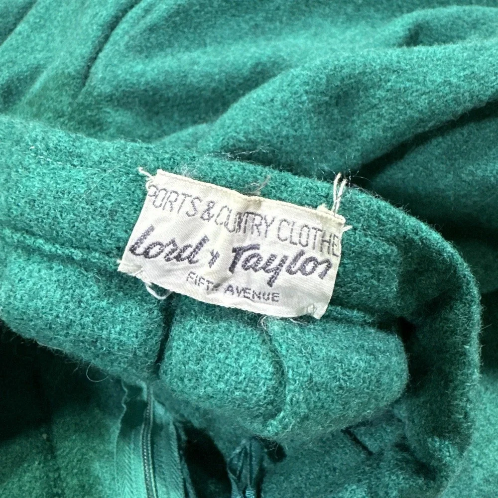 Lord Taylor 50s Ballantyne Cashmere Sweater With Wool Skirt Scotland Size Small - Picture 10 of 16